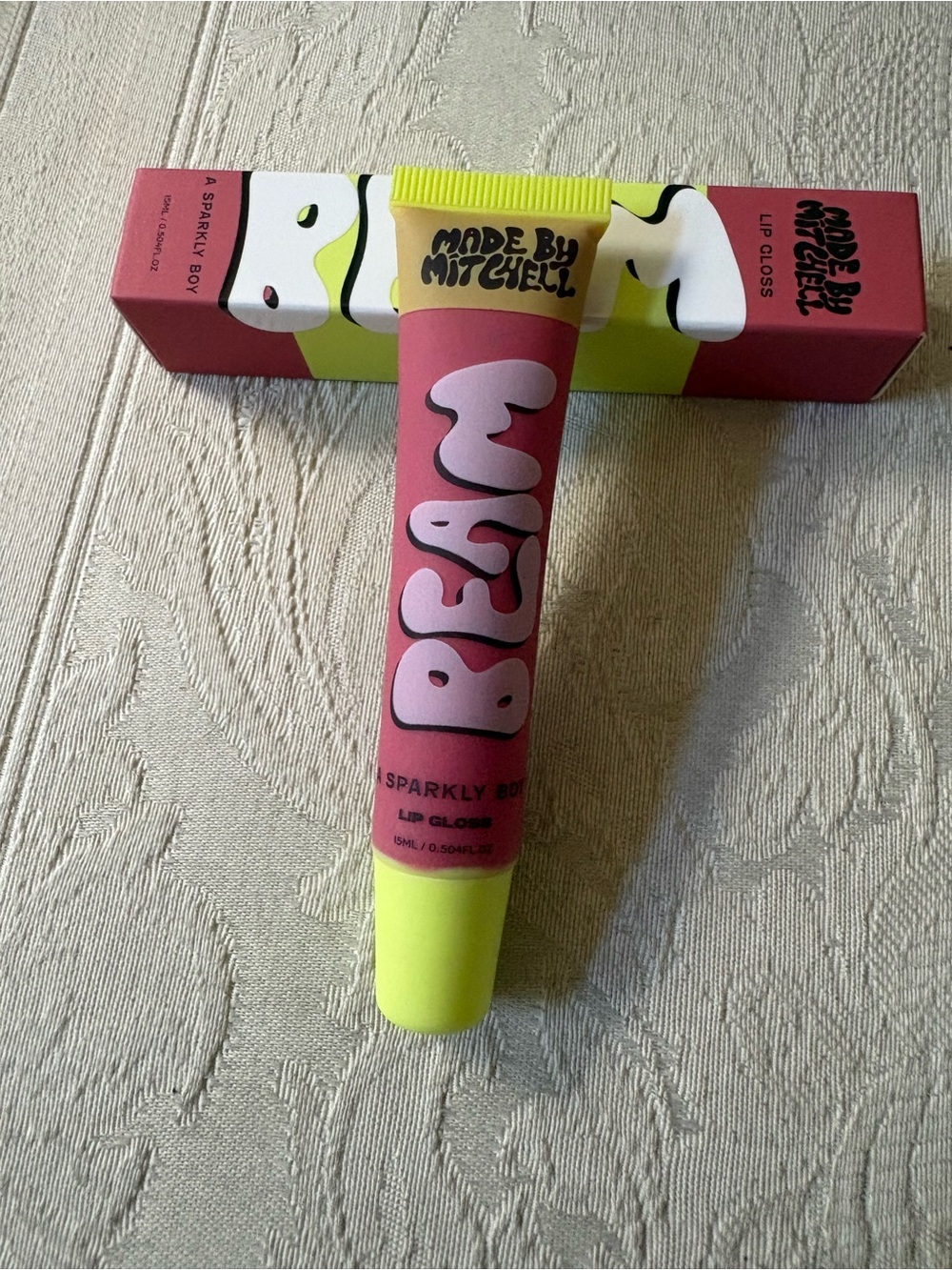 Made by Mitchell Beam Lipgloss in A Sparkly Boy BNIB